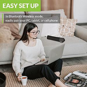 Портативна Avantree Torpedo Plus Bluetooth 5.0 колонка aptX Low Latency 10W synthetic.ua - Фото 1
