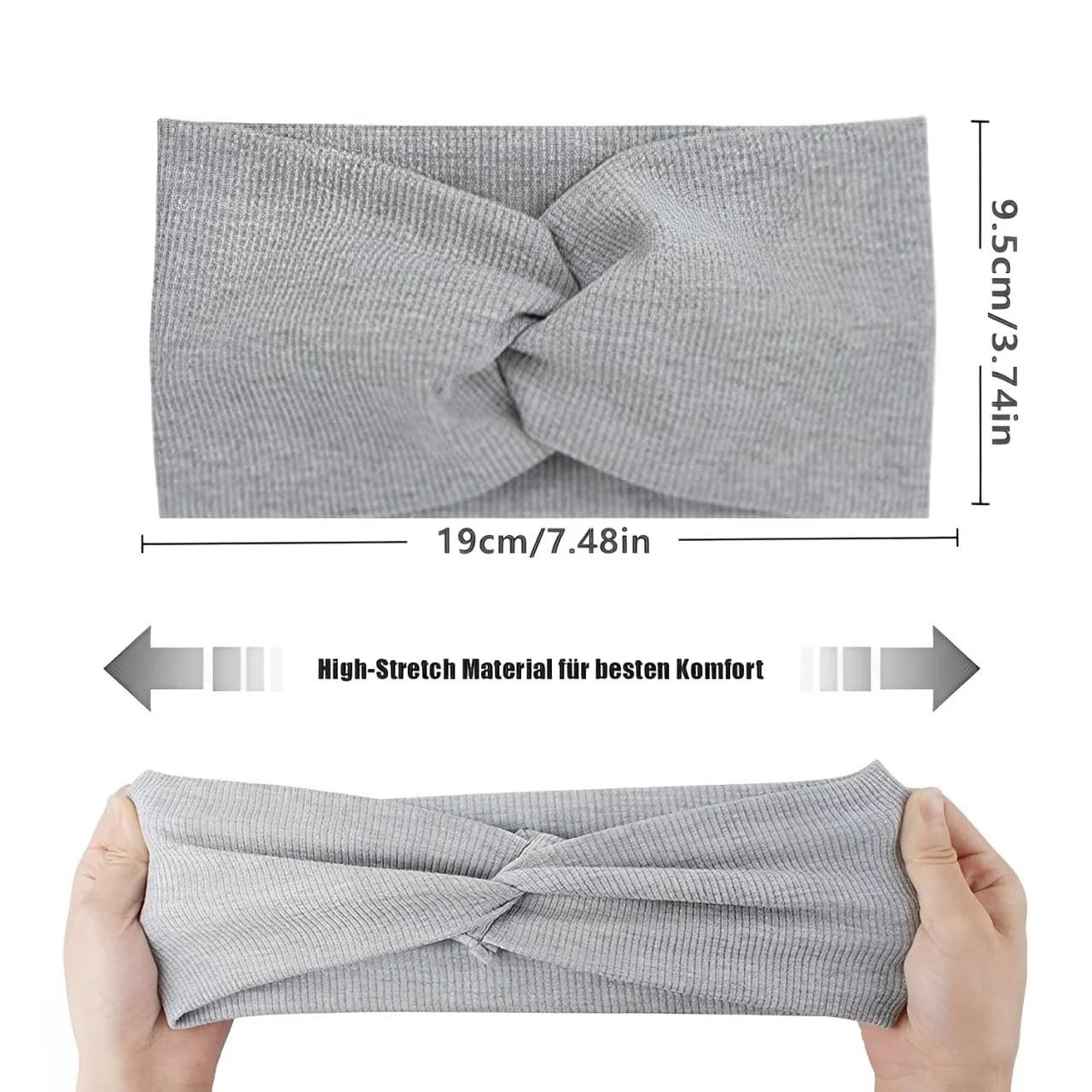 Еластичні пов'язки на голову літні, набір 4 шт. Style-a, фото №2