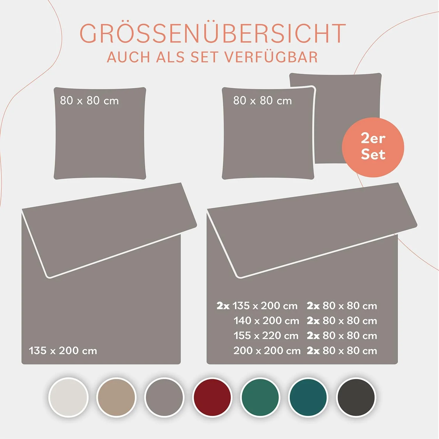 Комплект постельного белья Blumtal 135 x 200 см Cashmere Touch плюшевый набор из 2 предметов Бежевый, фото №7