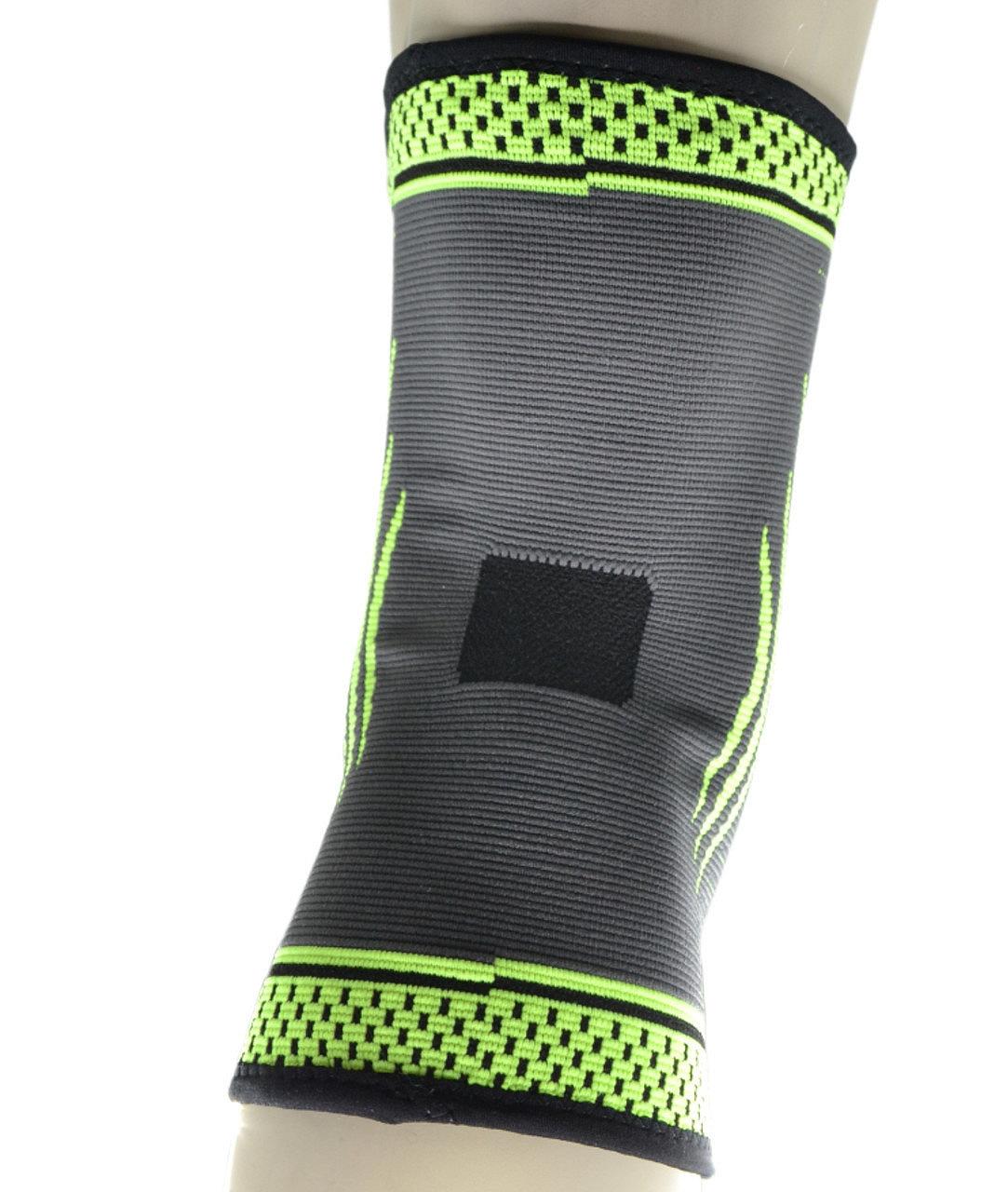 Компресійний наколінник MadMax MFA-284 3D Compressive knee support Dark grey/Neon green 1шт L, фото №9 Компресійний наколінник MadMax MFA-284 3D Compressive knee support Dark grey/Neon green 1шт L, фото №9