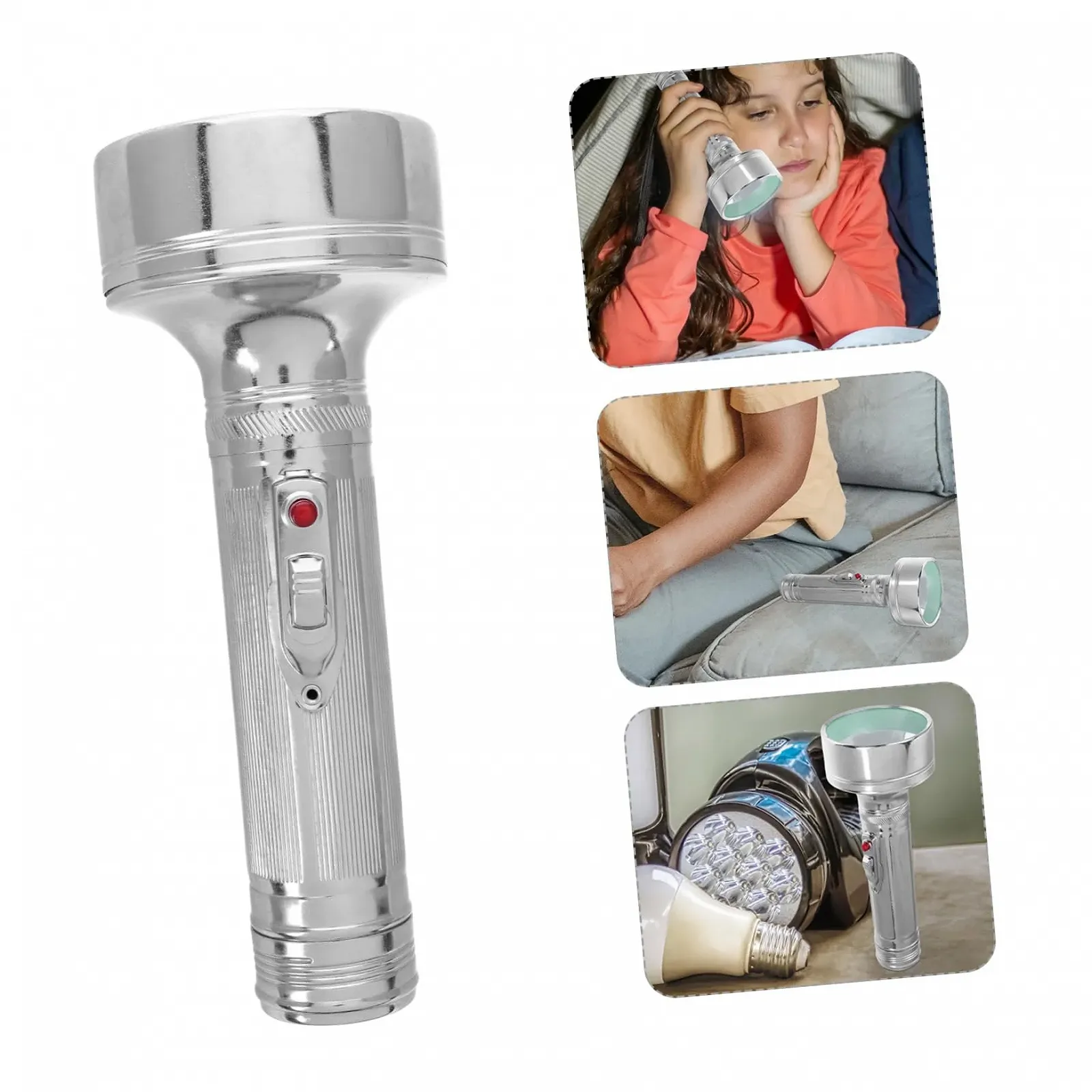 Вінтажна металева кишенькова лампа Homoyoyo у стилі ретро, класична сільська залізна декоративна лампа-шукач для дому, унікальний колекційний предмет без батареї для народного мистецтва, фото №8