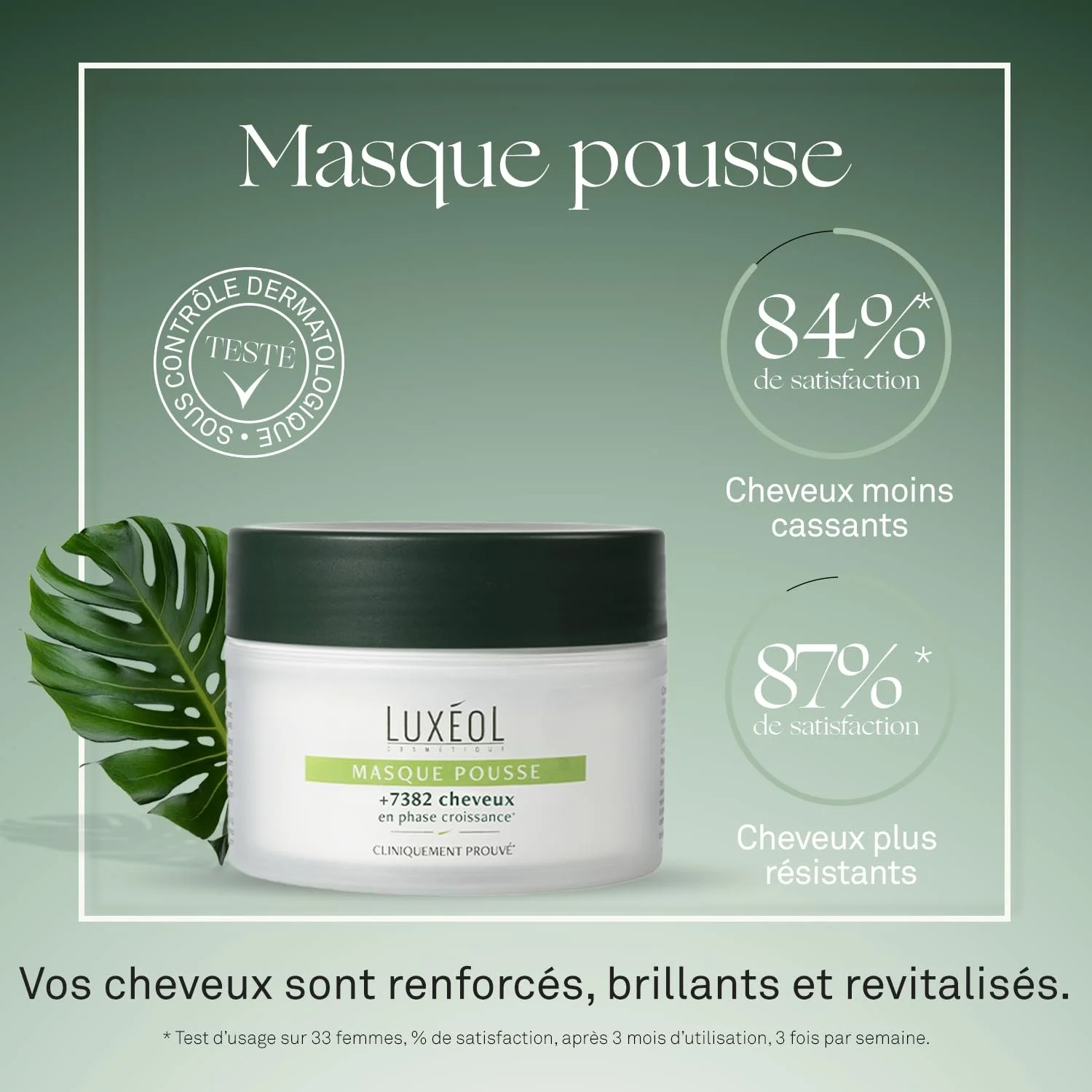 Маска Luxéol для росту волосся - Сприяє росту волосся - Надає силу та густоту 200 мл, фото №3 Маска Luxéol для росту волосся - Сприяє росту волосся - Надає силу та густоту 200 мл, фото №3