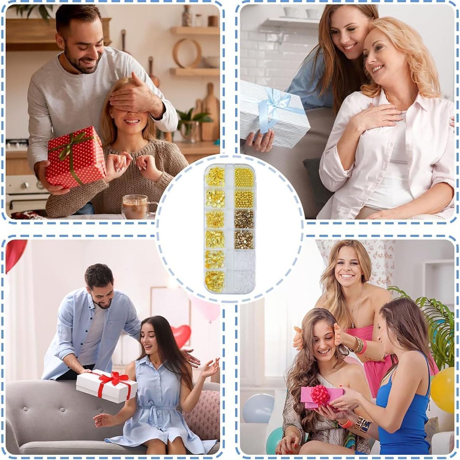 Прикраса для нігтів Літня мушля, Золотий Пляж Морські прикраси, фото №7