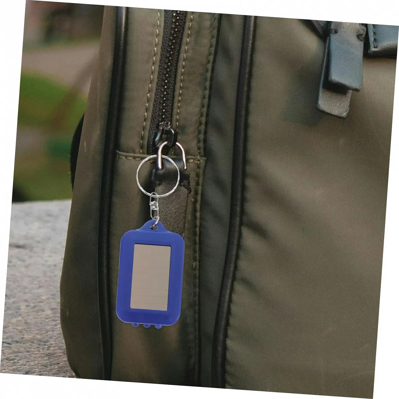 Ліхтарик iplusmile Сонячний 5шт Брелок ліхтарик Акумуляторний Синій, фото №5