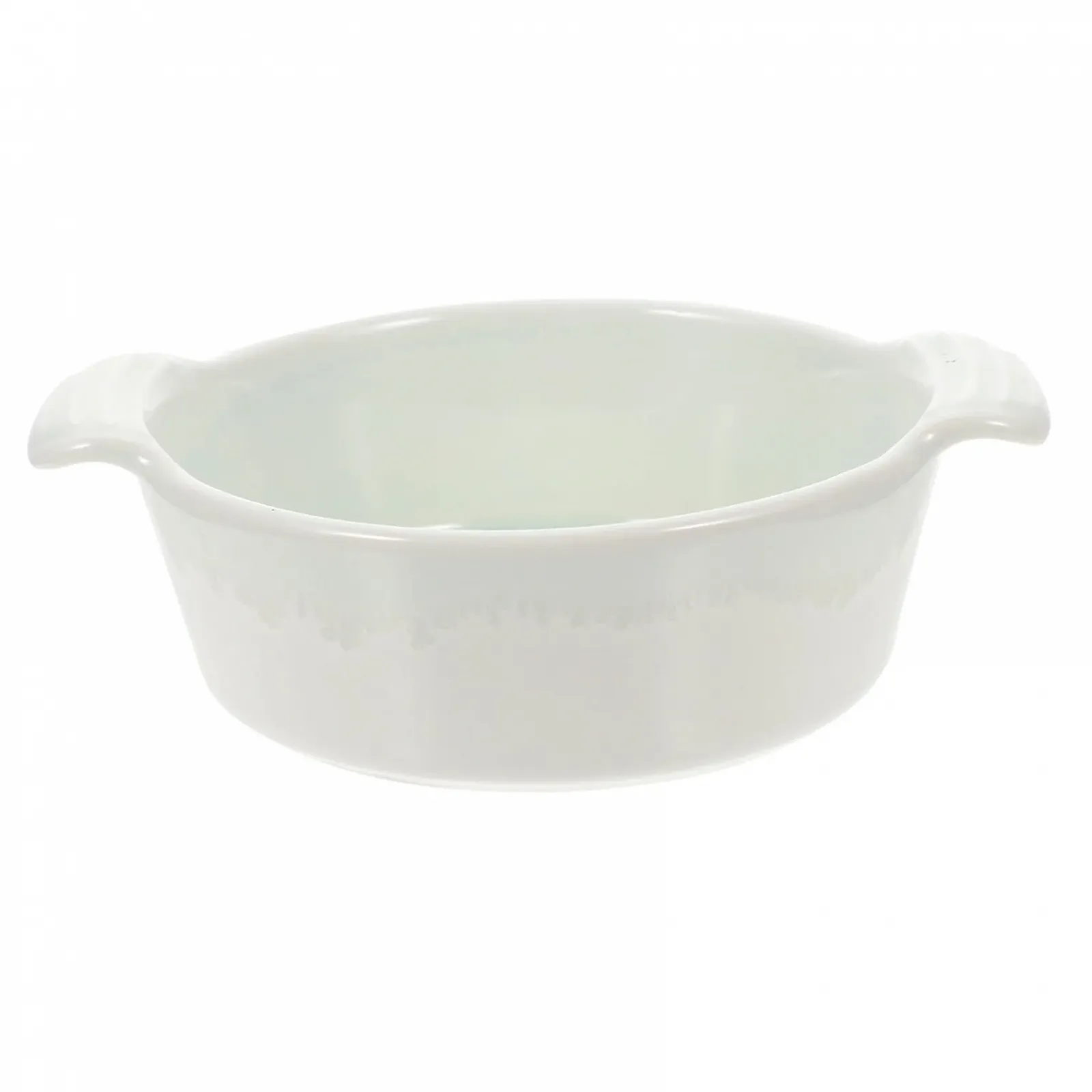 Форма для запікання GALPADA керамічна кругла з двома ручками зелена, фото №1