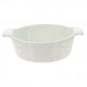 Форма для запікання GALPADA керамічна кругла з двома ручками зелена - Фото 1