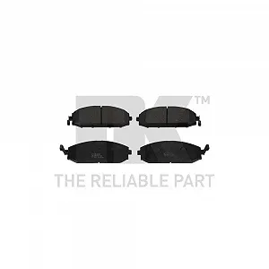 Комплект гальмівних колодок NK 222255 дискові гальма для NISSAN передня вісь - Фото 1