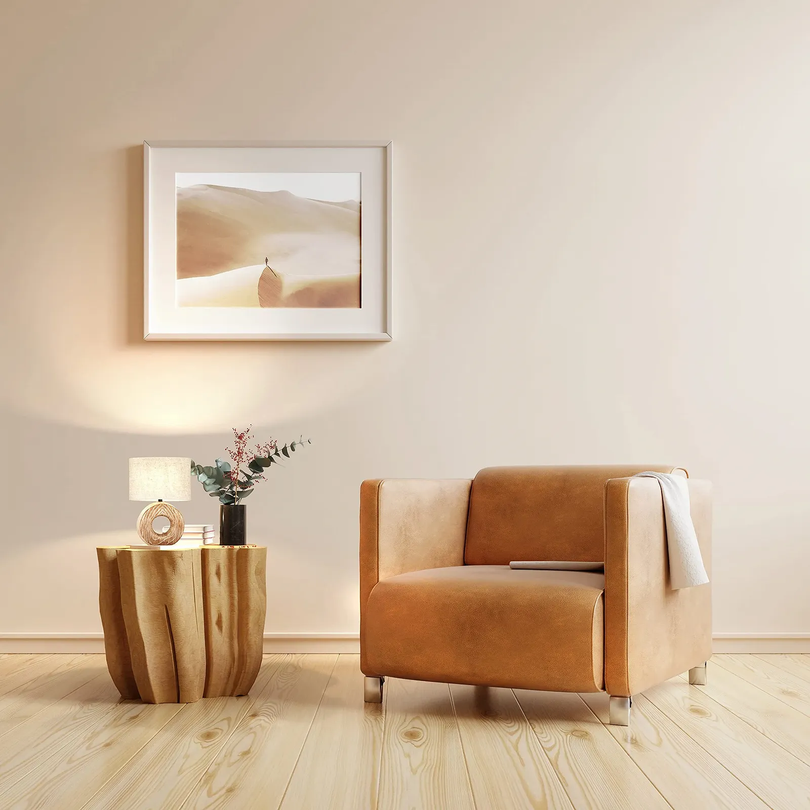 Настільна лампа Fischer & Honsel Hanke 50609 E14 пісочний, фото №3