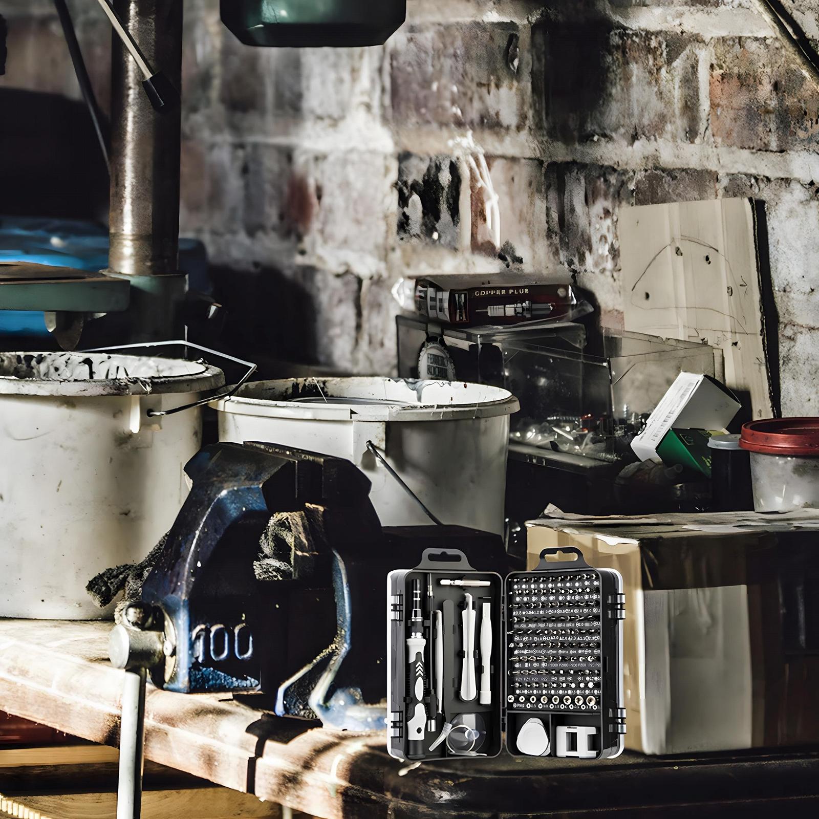 Набір викруток Retoo Precision 115 шт. сталь для електроніки, ноутбука, годинників, окулярів, планшета набір для ремонту, фото №2 Набір викруток Retoo Precision 115 шт. сталь для електроніки, ноутбука, годинників, окулярів, планшета набір для ремонту, фото №2