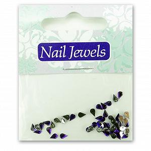 Капли со стразами Тип EigenArt Акриловые Фиолетовый - Фото 1