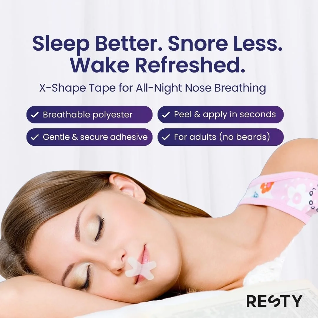 Пластырь для рта против храпа для взрослых и детей, Х-образный, фото №3