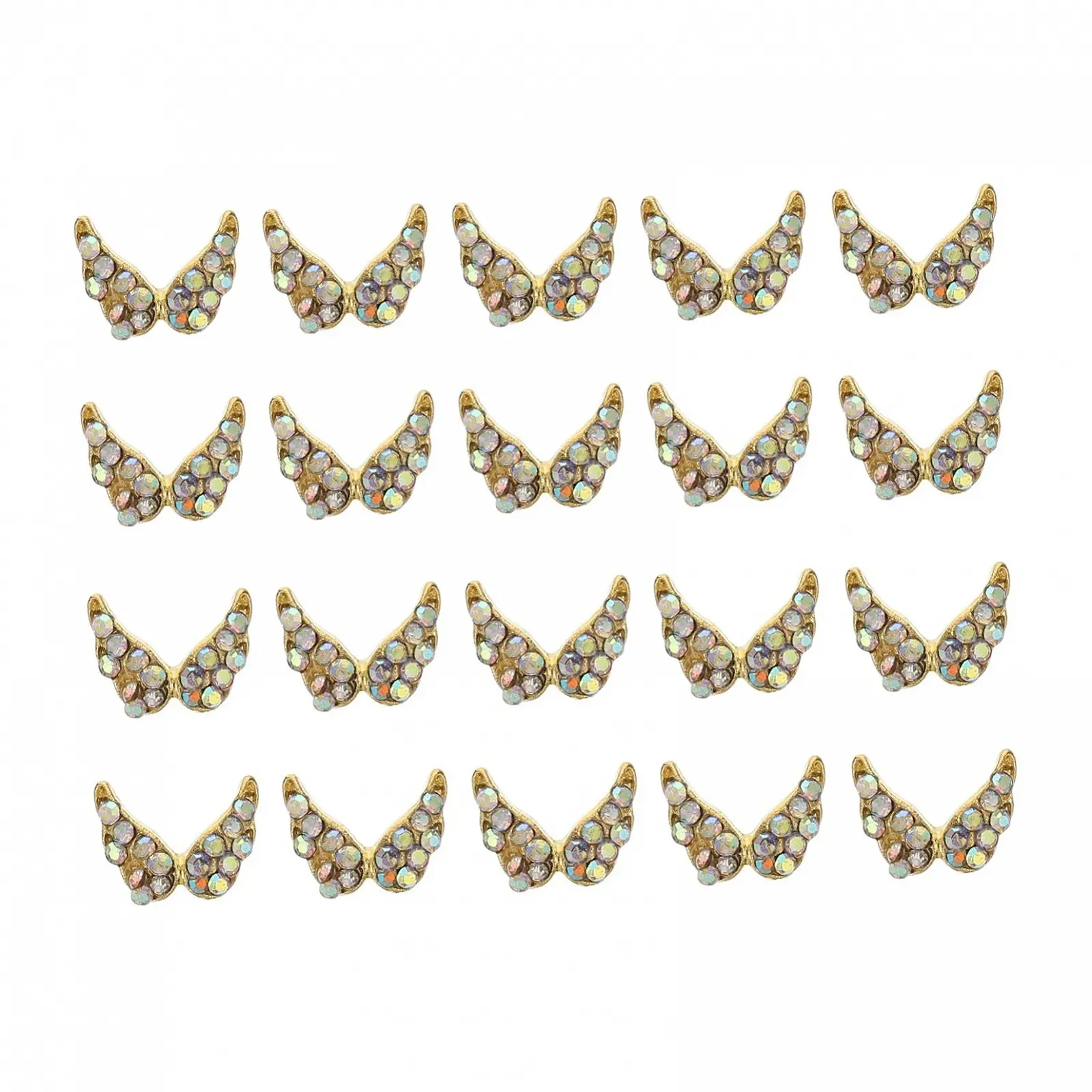 Стразы для ногтей Сердце Beavorty 20 шт., фото №1