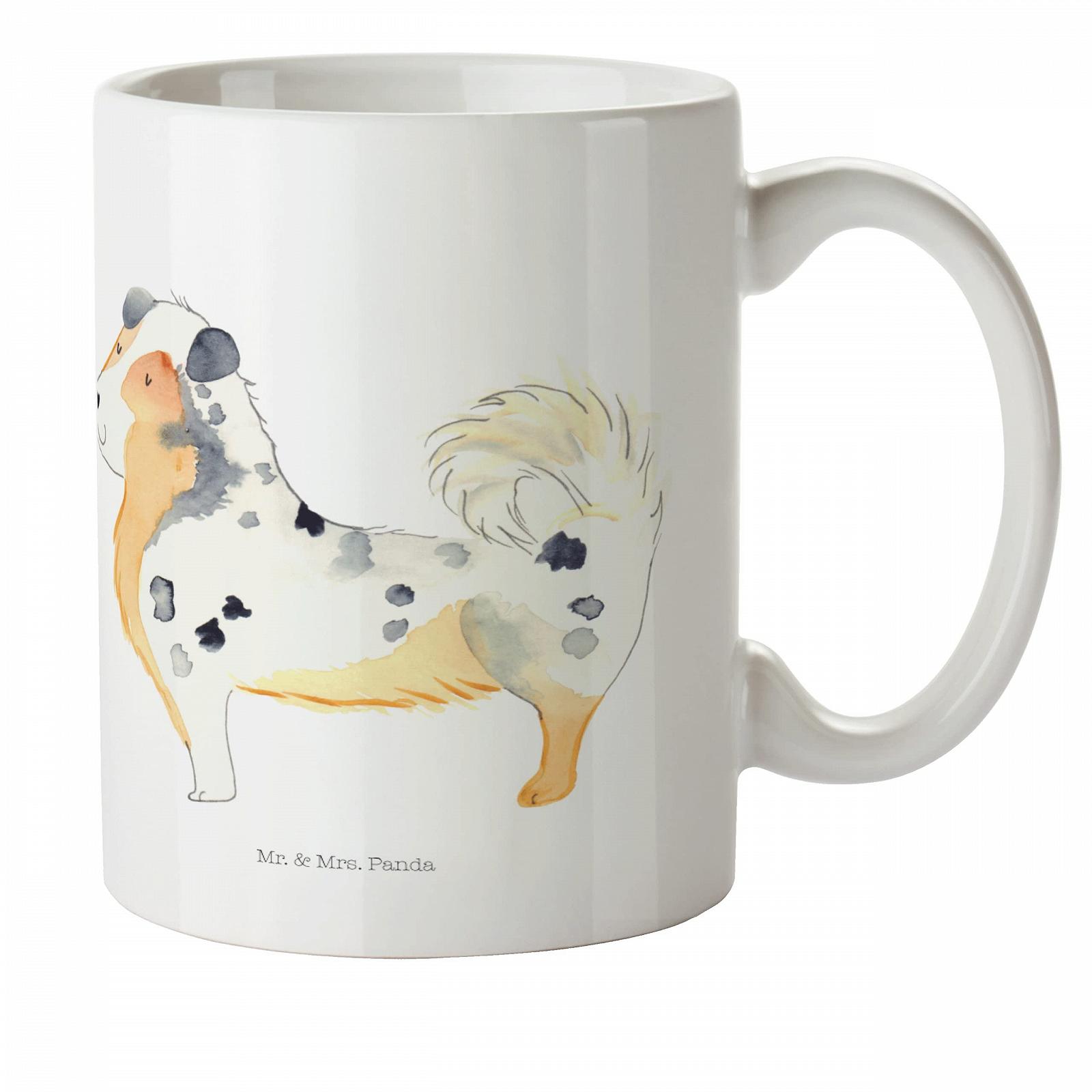 Детская Кружка Mr. & Mrs. Panda Австралийская Овчарка, фото №1