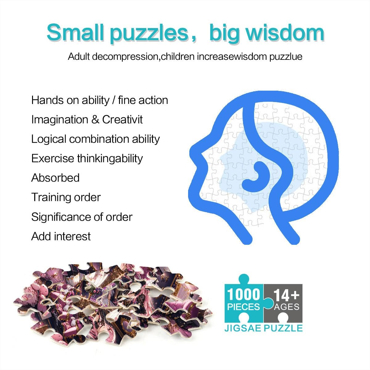 Пазл Аниме-девушка в элегантном платье 1000 элементов 52 x 38 см сложный, фото №3 Пазл Аниме-девушка в элегантном платье 1000 элементов 52 x 38 см сложный, фото №3