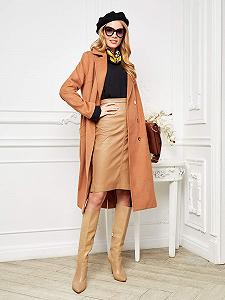 Классическое шерстяное пальто Bluemary в 3 цветах synthetic.ua - Фото 1