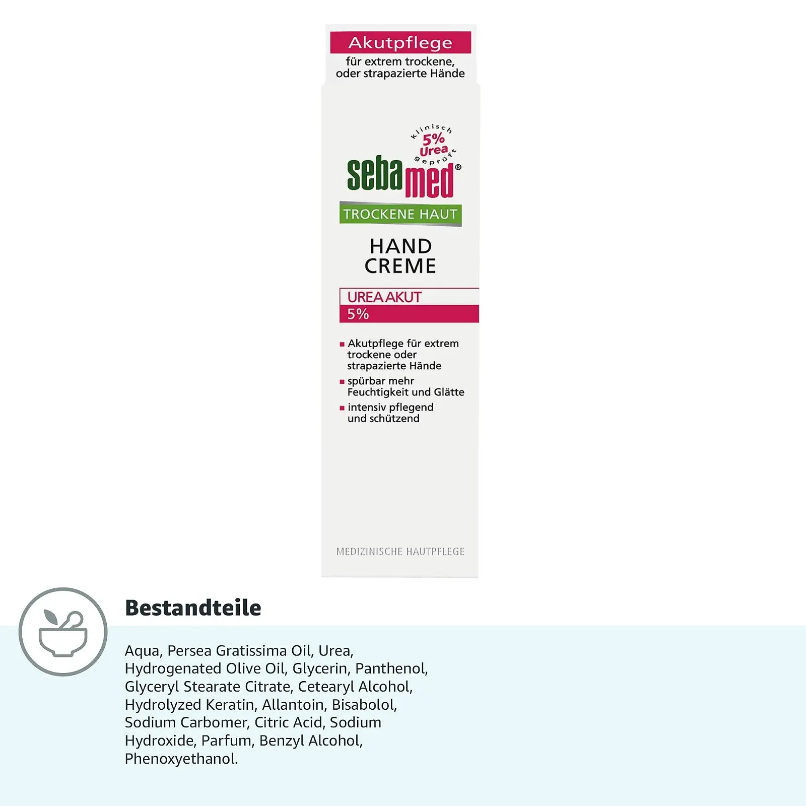 Крем для рук для сухой кожи 5% мочевины Acute 75 мл, фото №4 Крем для рук для сухой кожи 5% мочевины Acute 75 мл, фото №4