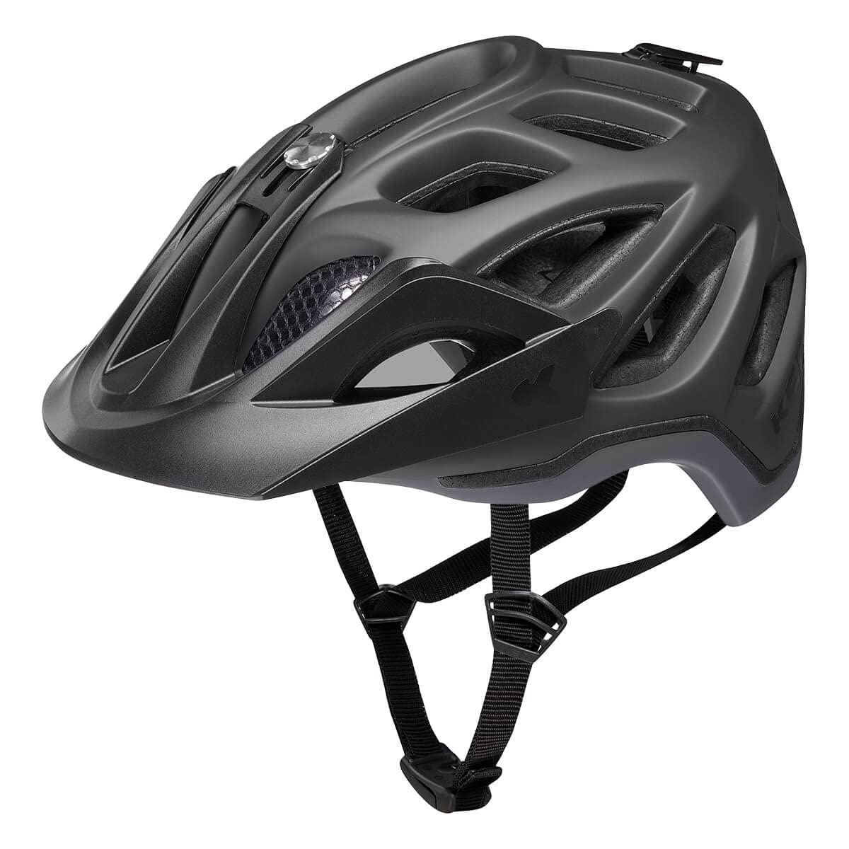 Шлем велосипедный KED Trailon E-Bike, MTB, Trekking, M 52-58 см, матовый черный, фото №1