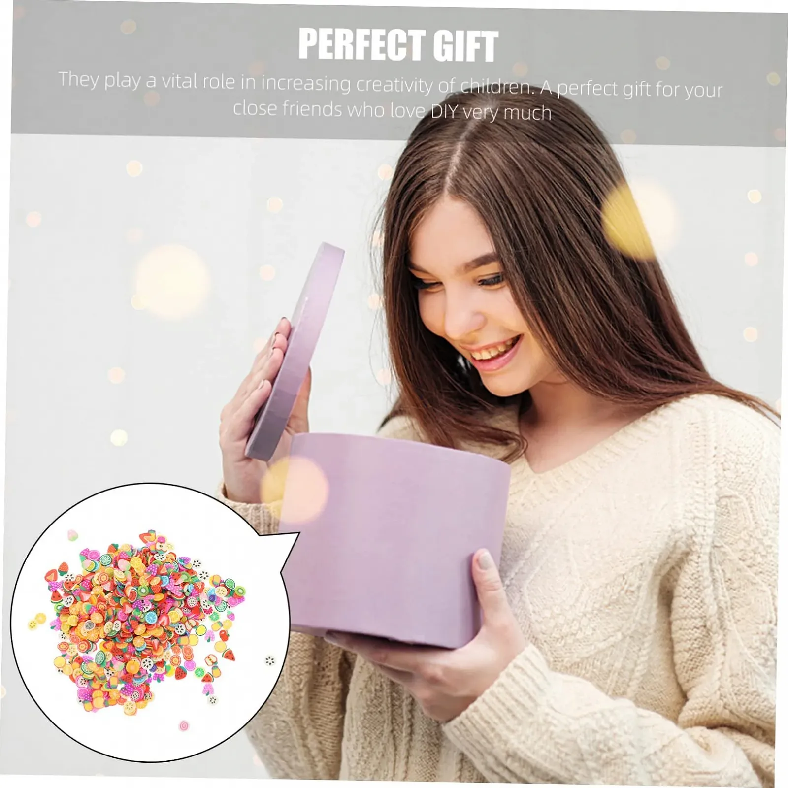 Шармы для ногтей Healvian Фруктовые из полимерной глины 16000 шт, фото №8