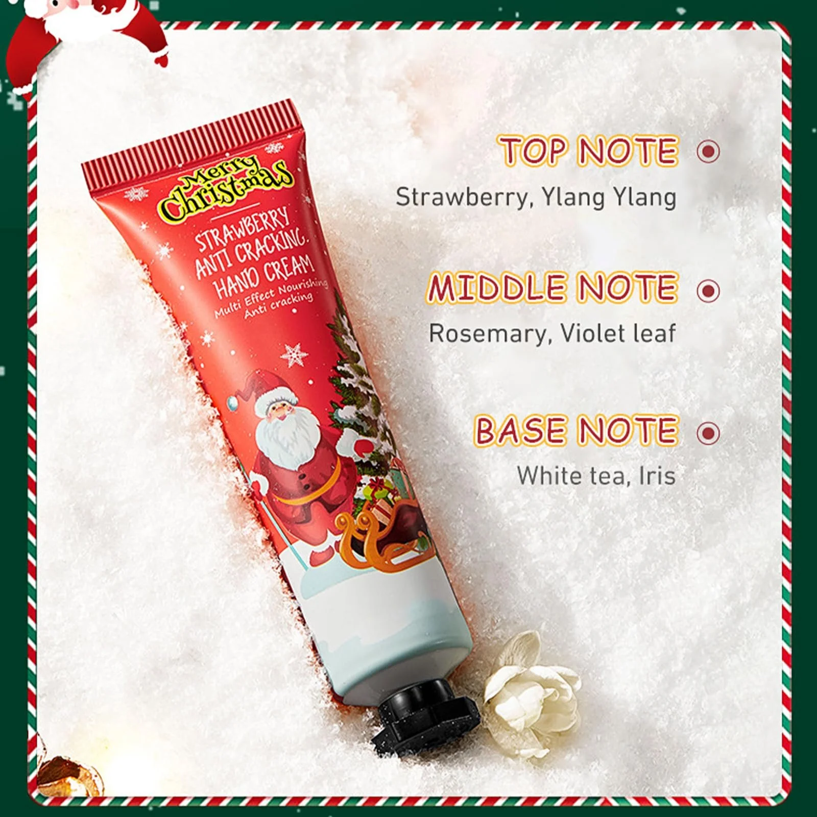 Набір Міні-кремів для рук 8 шт., Різдвяний набір 4 шт, фото №3