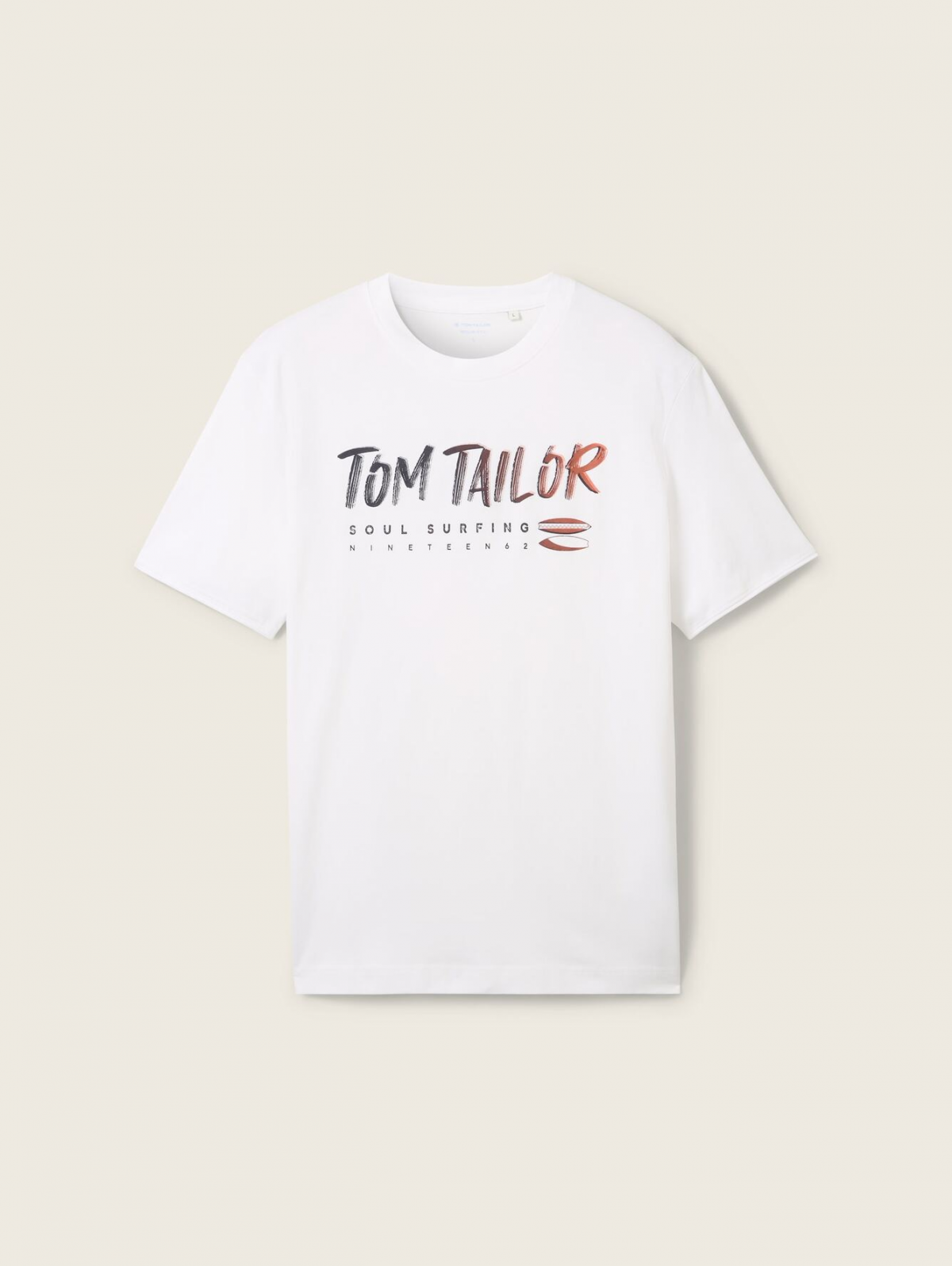 Футболка LOGO TEXT TEE 1041798ХХ20000 Tom Tailor Білий S, фото №5