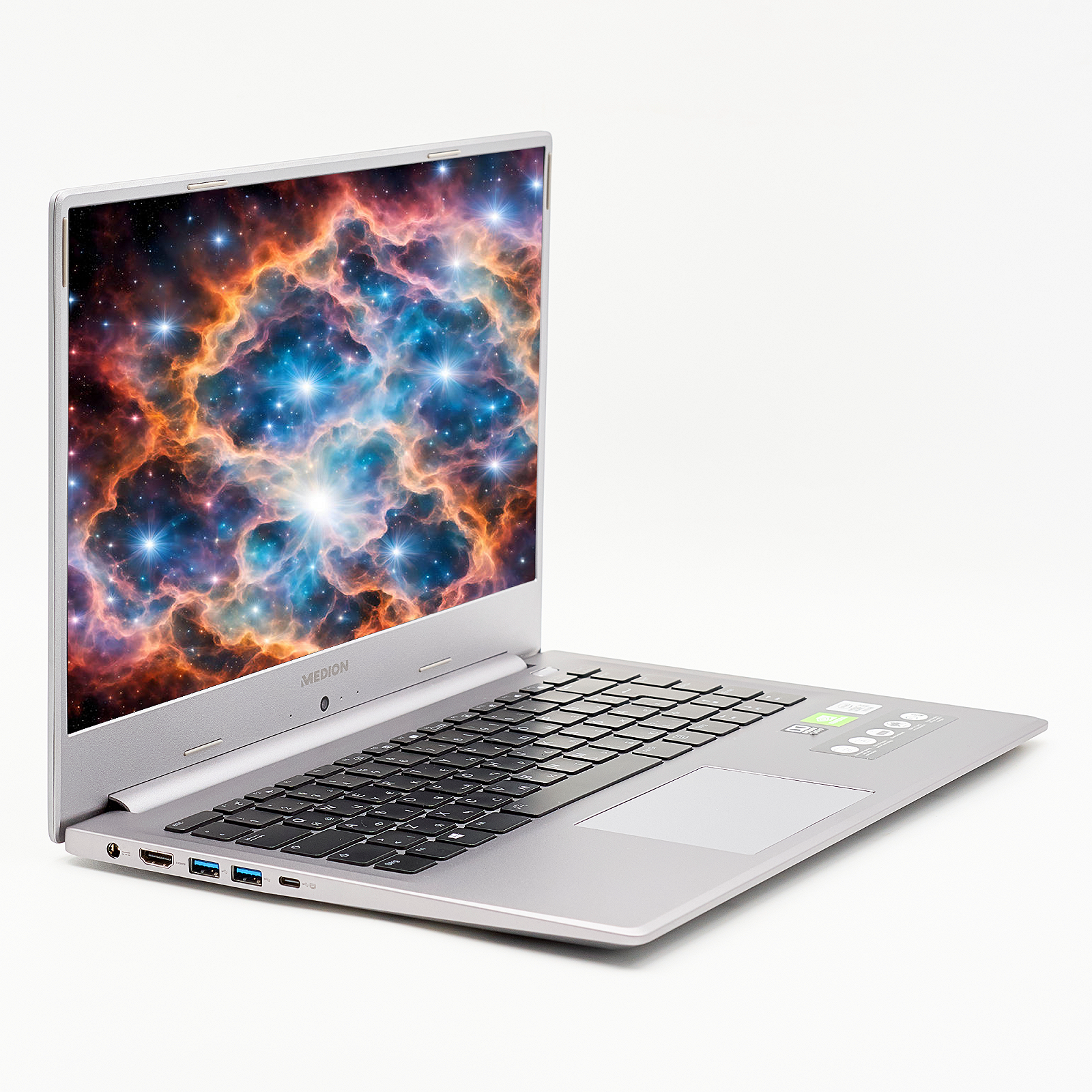 Ноутбук Medion Akoya S15447 Intel Core i5-10210U 16 ГБ RAM 512 ГБ SSD Nvidia GeForce Подсветка клавиатуры Win10, фото №3