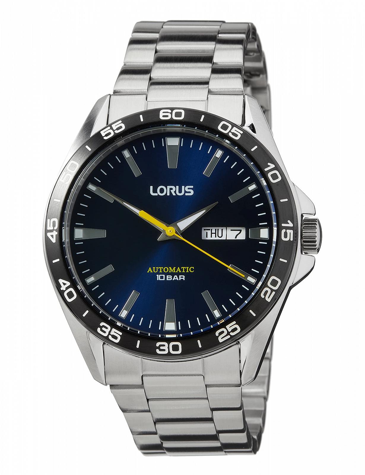 Годинник Lorus Men's Analogue Automatic RL479AX9 Сріблястий Металевий ремінець, фото №1