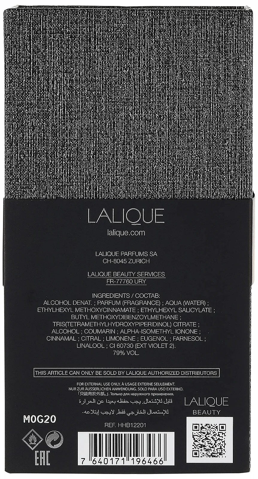 Парфюмированная вода LALIQUE Glorious Indigo 100 мл, фото №3 Парфюмированная вода LALIQUE Glorious Indigo 100 мл, фото №3