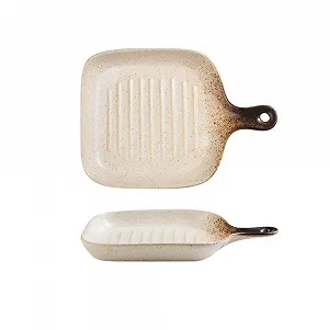 Керамическая форма для запекания 24.5 x 18 x 3.3 см фарфоровая - Фото 1