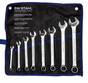 Набор комбинированных ключей SW-STAHL 00908L, 6-19 мм, 8 предметов - Фото 1