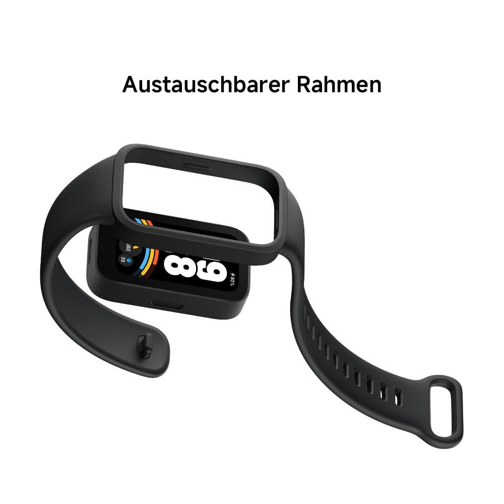 Фитнес-браслет Xiaomi Smart Band 9 Active Черный 1.47 дюйма TFT, 450 нит, 50 спортивных режимов, датчик SPO₂, водонепроницаемость 5ATM, фото №12
