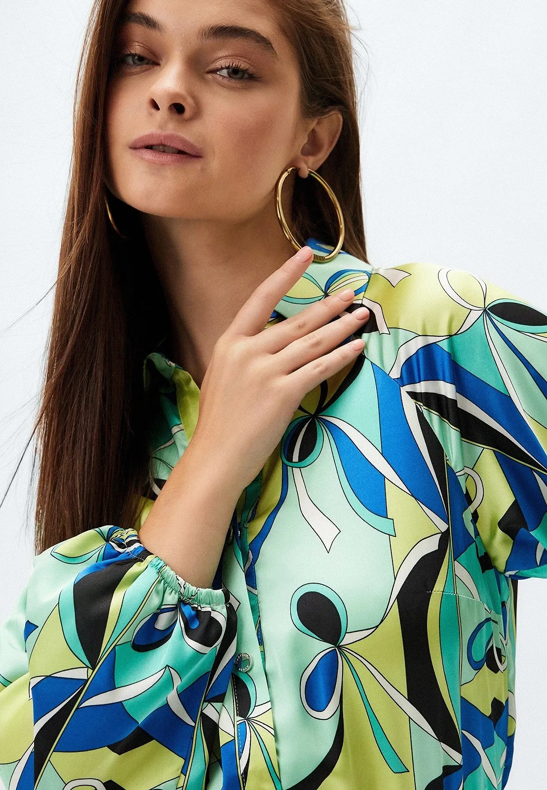 Женское платье GUESS by Marciano Geometric Vibrance Разноцветное - 42, фото №3