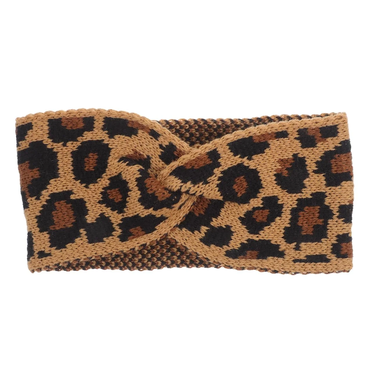 Пов'язка на голову Lurrose В'язана гачком Леопардовий принт, фото №8 Пов'язка на голову Lurrose В'язана гачком Леопардовий принт, фото №8