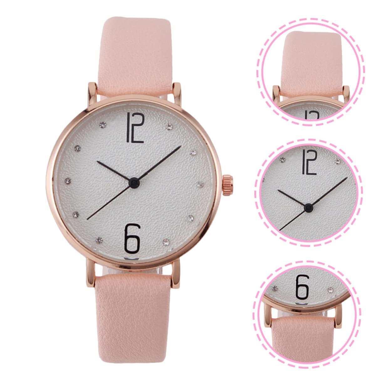 Часы наручные OATIPHO Женские Розовый, фото №3 Часы наручные OATIPHO Женские Розовый, фото №3