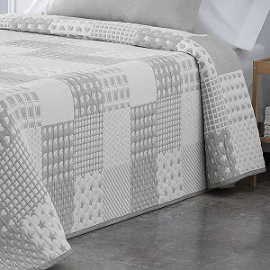 Покривало VIALMAN Sofia Легке Для односпального ліжка 90 см Сірий synthetic.ua - Фото 1