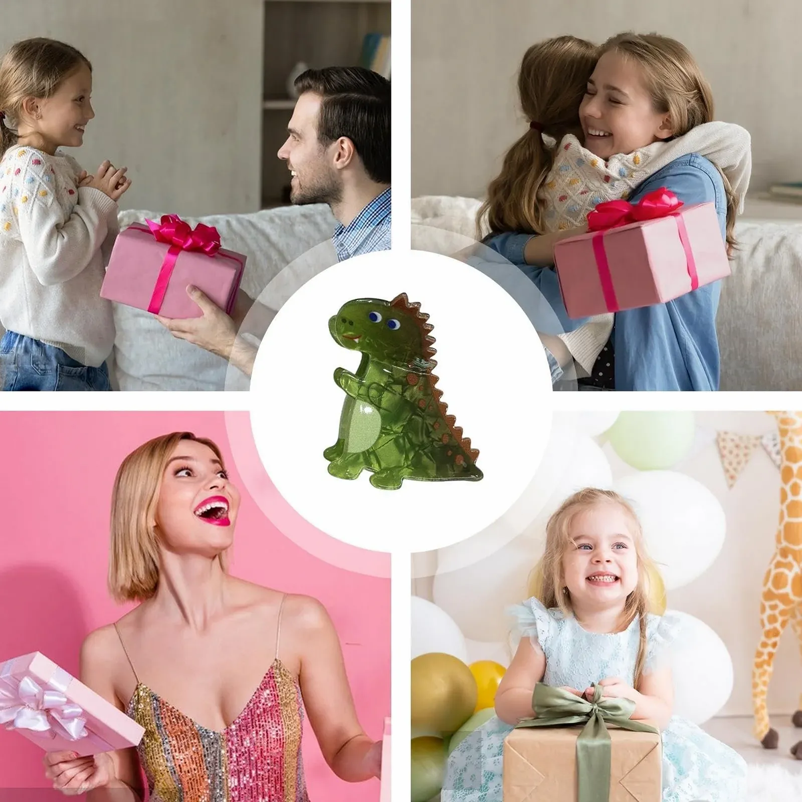 Заколка для волос Динозавр Batreta Акрил, фото №5