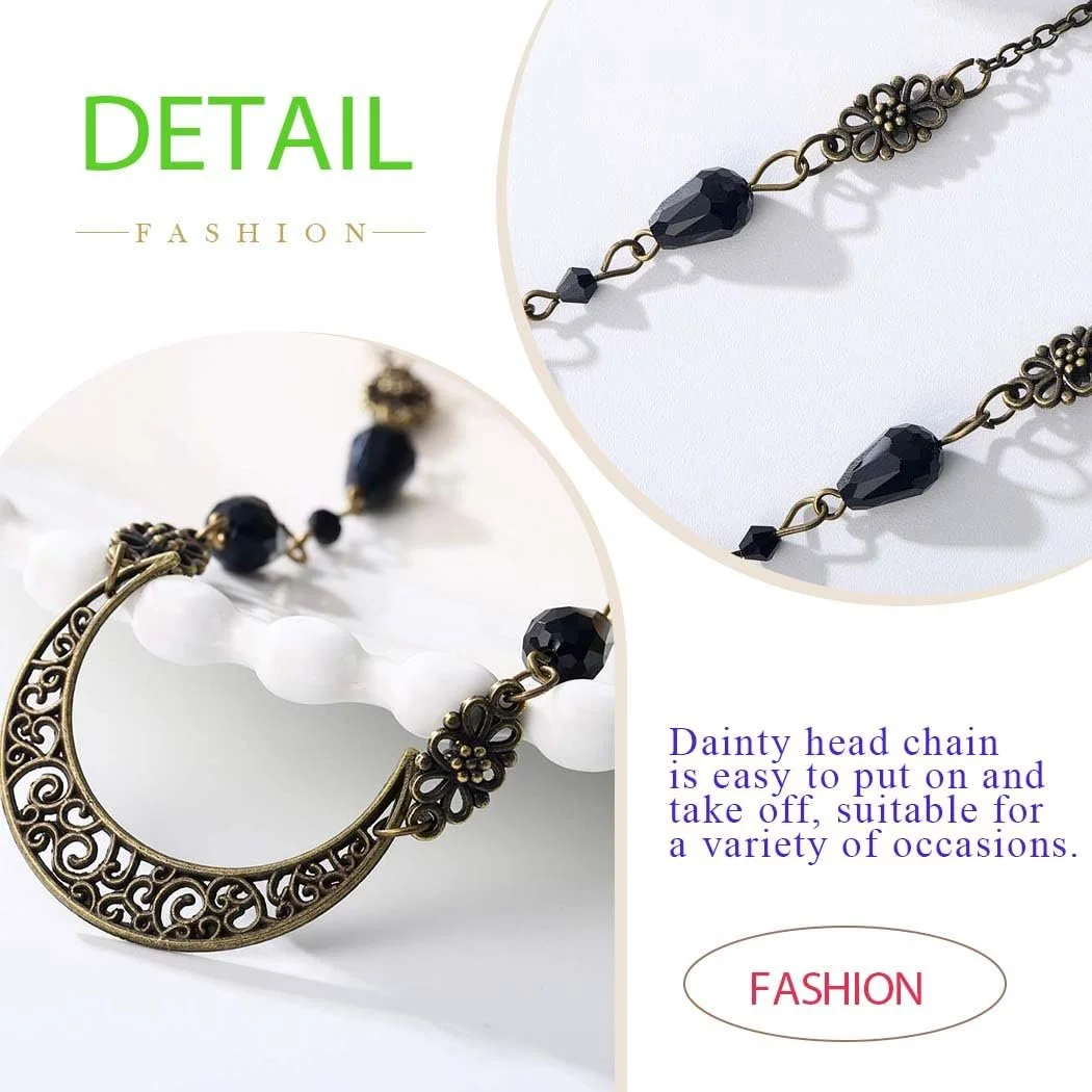 Обруч на голову в стилі бохо Jovono, фото №5