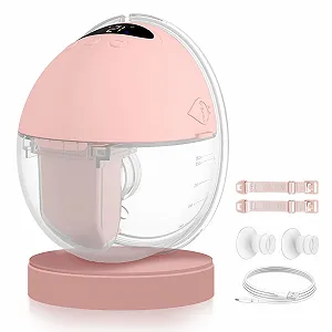 Молоковідсмоктувач електричний MUTOUHE Портативний Handsfree 4 режими і 12 рівнів Low Noise Level з фланцем 19/21/24 мм - Фото 1