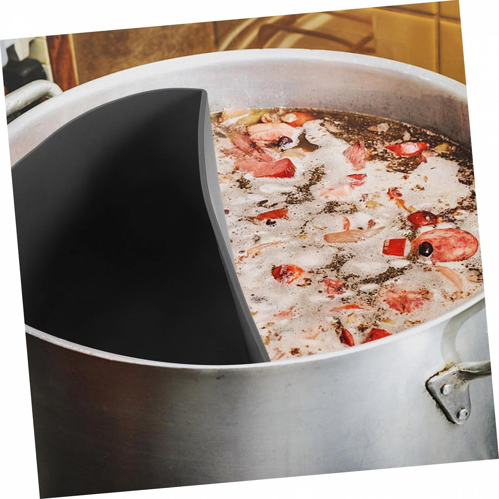 SHOWERORO 1 комплект Slow Cooker силиконовый вкладыш для овального круглого горщика черный, фото №6