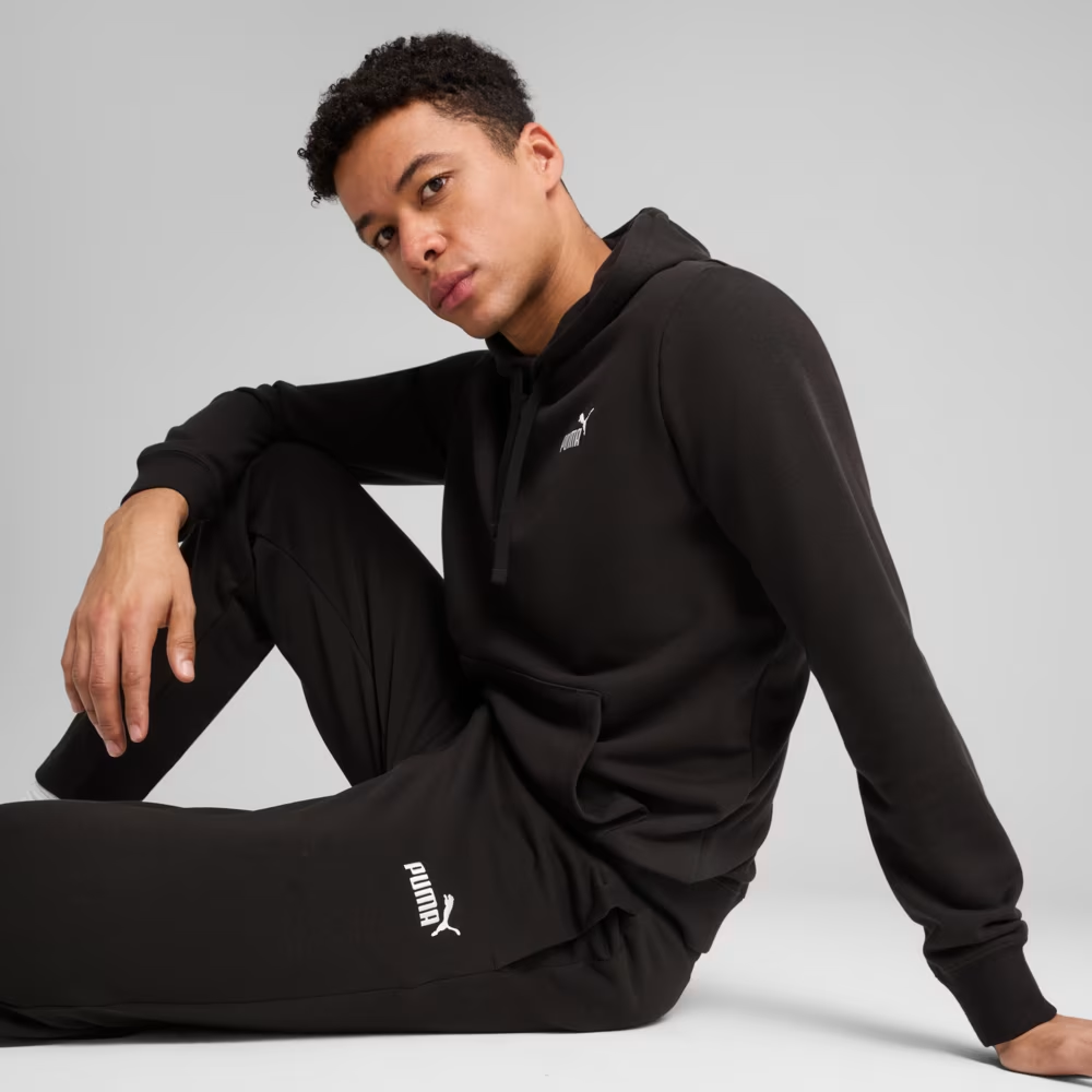 Штани ESS No. 1 Logo Sweatpants 68261201 Puma Чорний M, фото №3