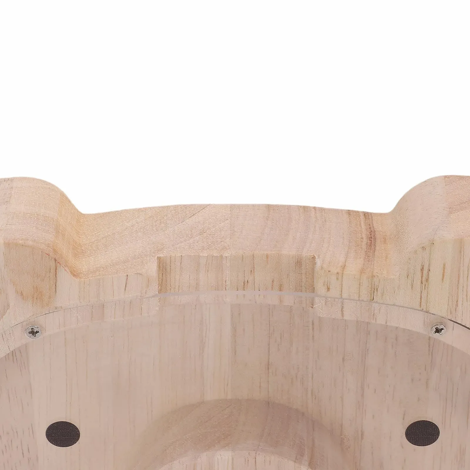 Скарбничка HEEPDD Прозора акрилова з каучукового дерева, фото №8