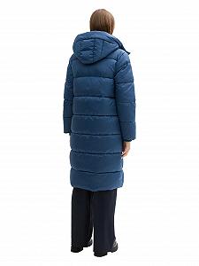 Жіноча парка TOM TAILOR Puffer з капюшоном, що знімається synthetic.ua - Фото 1