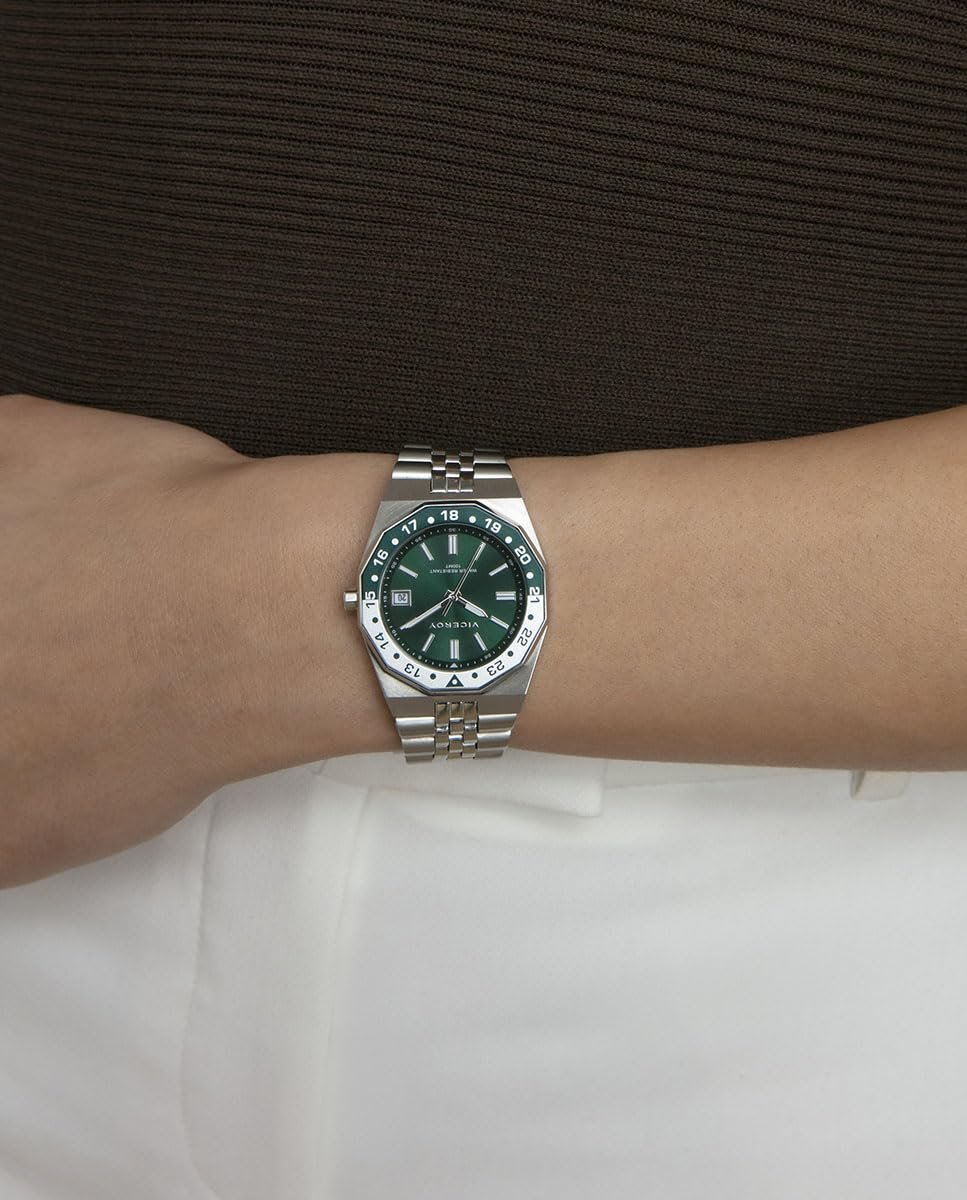 Жіночий годинник Viceroy Heat 42452-67, зелений, нержавіюча сталь, фото №3 Жіночий годинник Viceroy Heat 42452-67, зелений, нержавіюча сталь, фото №3