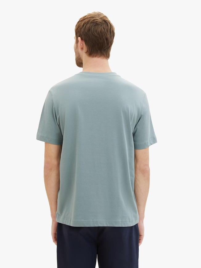 Футболка  WITH A LOGO PRIN 1040988-27475 Tom Tailor Блакитний 2XL, фото №2