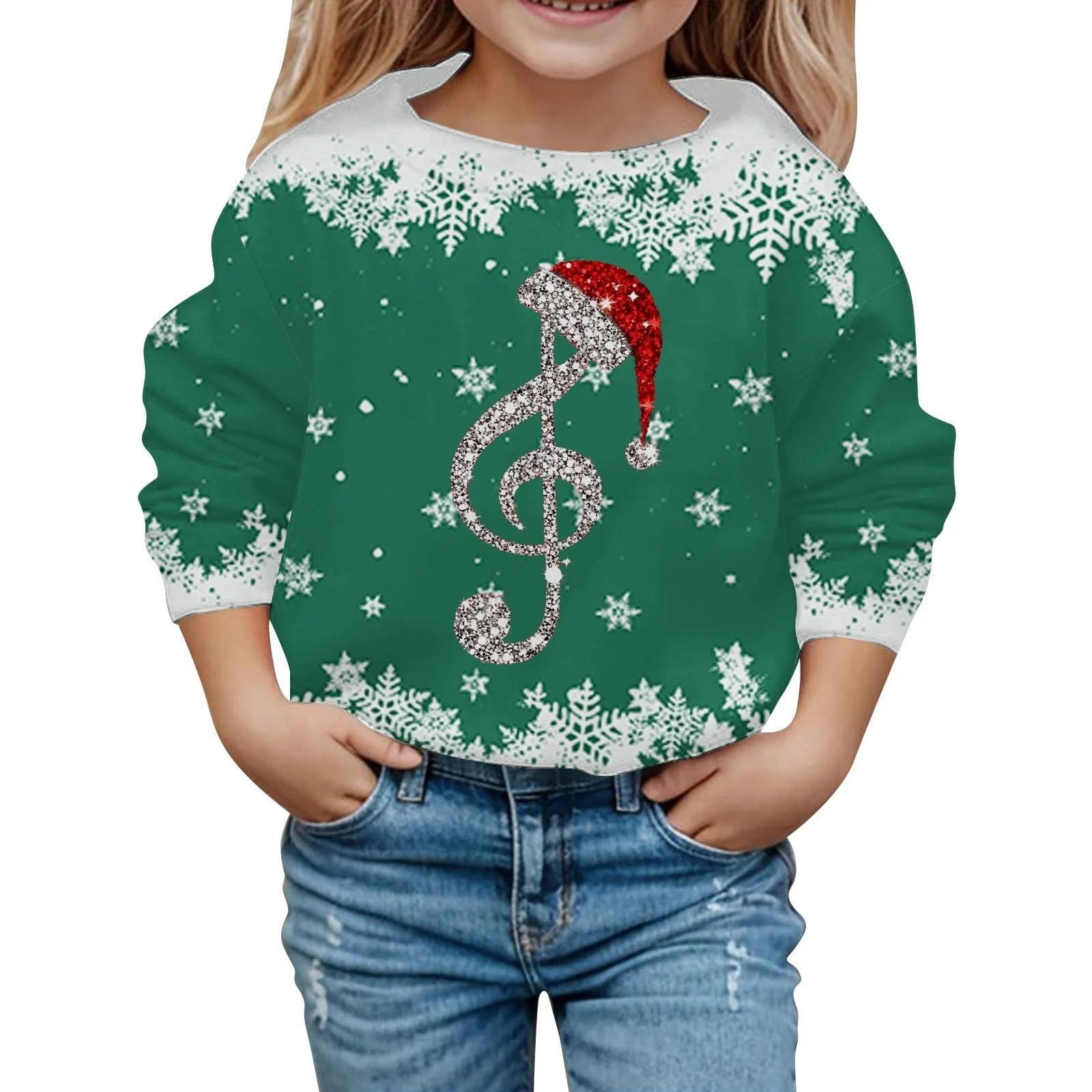 Свитшот Generisch С буквенным принтом, круглый вырез, длинный рукав для девочки-подростка, фото №1 Свитшот Generisch С буквенным принтом, круглый вырез, длинный рукав для девочки-подростка, фото №1