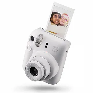 Фотоаппарат мгновенной печати Fujifilm Instax Mini 12 с 40 снимками Sound White synthetic.ua - Фото 1