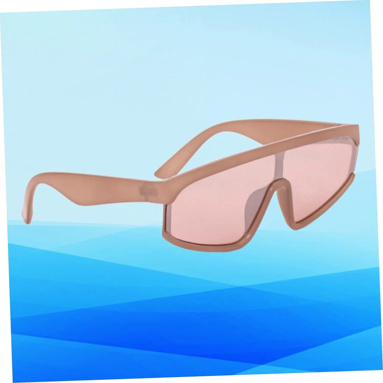 Сонцезахисні окуляри Прямокутні Модні окуляри для жінок PACKOVE Outdoor, коричневий, фото №2