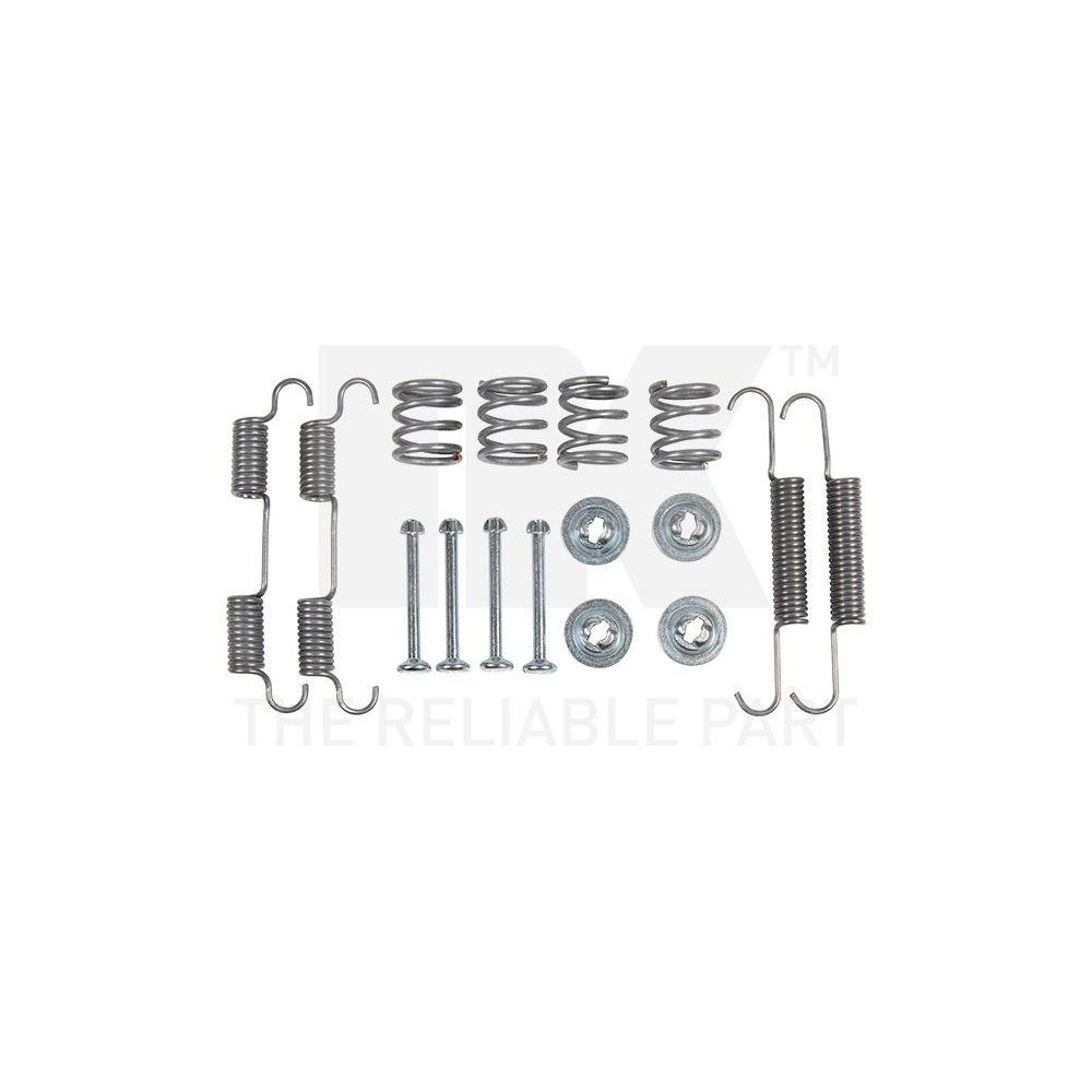 Комплект аксесуарів, колодки стоянкового гальма NK 7922896 для MERCEDES-BENZ NISSAN SUZUKI, фото №1