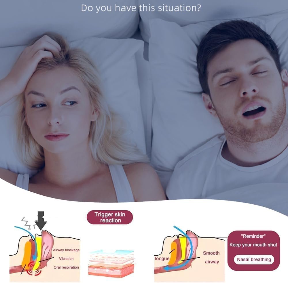 Пов'язка проти хропіння з дихаючого матеріалу для покращення комфорту сну Регульований, фото №5 Пов'язка проти хропіння з дихаючого матеріалу для покращення комфорту сну Регульований, фото №5