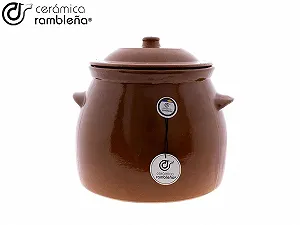 Кастрюля Cerámica Rambleña огнеупорная из каменной керамики 10 л synthetic.ua - Фото 1