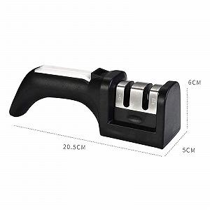 Точилка для ножів механічна esmen 2-ступінчаста подвійний слот synthetic.ua - Фото 1